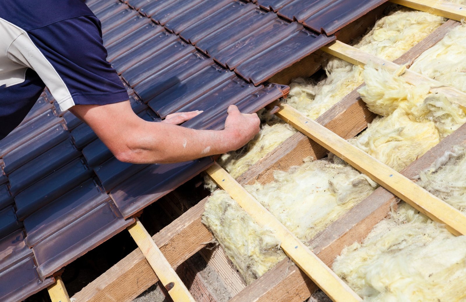 Close-up van dakshingles